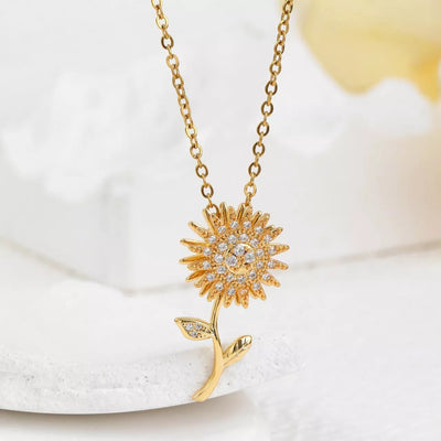 SolarFlora Spinner Necklace