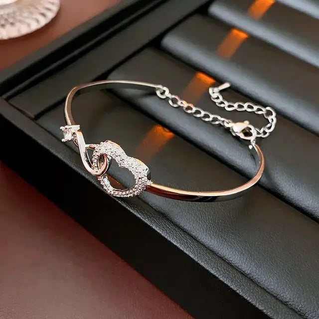 Forever Connected Hearts Bracelet